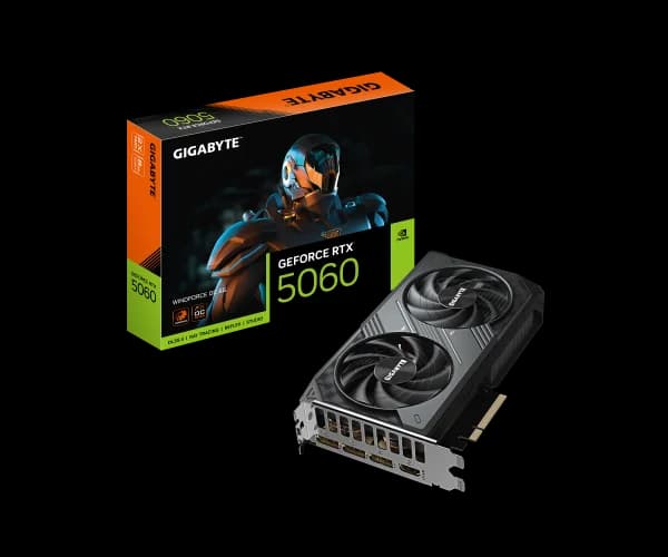  Gigabyte GeForce RTX 5060 WindForce 2 OC 8GB