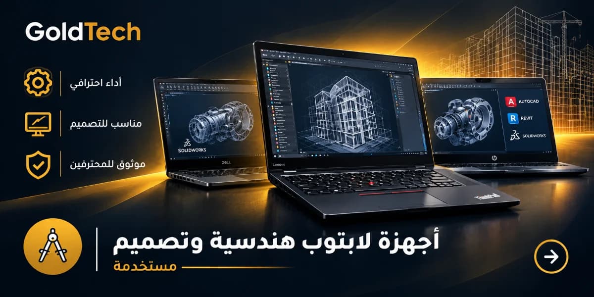 أجهزة لابتوب هندسية وتصميم مستخدمة