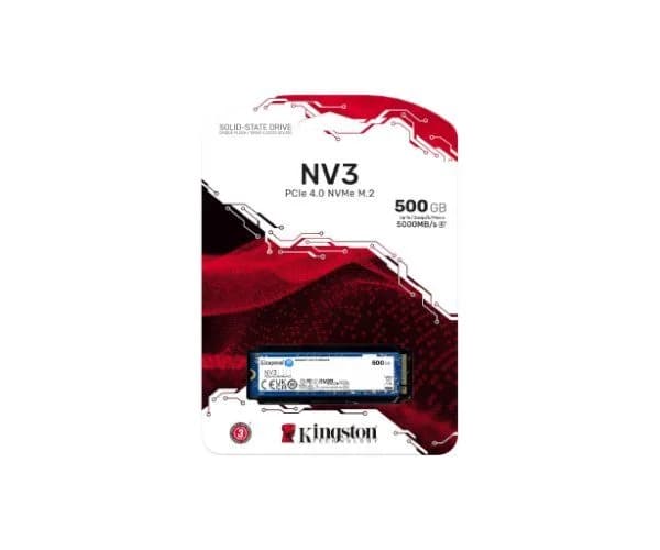 Kingston NV3 500GB NVME GEN 4 5000/3000Mb/s
